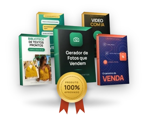 Gerador de Fotos que Vendem — Crochê Edition com todos os bônus, produto 100% aprovado